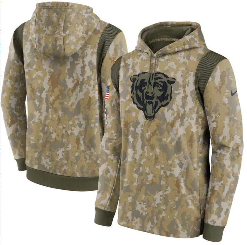 Men's Chicago Bears Nike Camo 2021 Salute To Service Therma Performance Pullover Hoodie,We sell and wholesale Men's Chicago Bears Nike Camo 2021 Salute To Service Therma Performance Pullover Hoodie on line form chian!